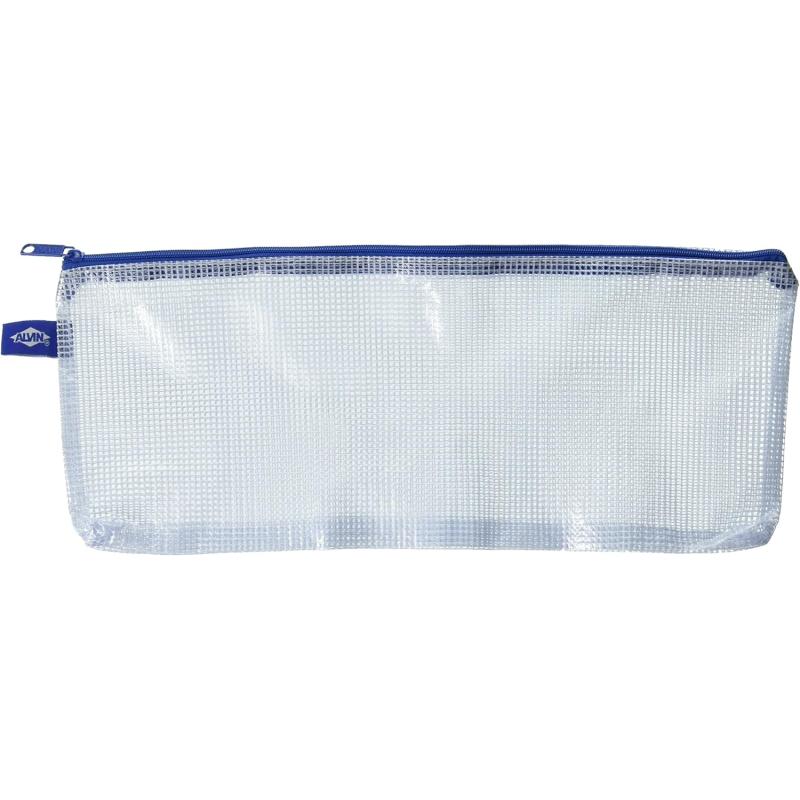 ALVIN  NB1824 Clear PVC Mesh Kit Zipper Bag MultiUse Organization Bag for Item Storage and Arranging Great for Needlework Projects Art Supplies and Travel  18 x 24 Inch Bag5 x 13