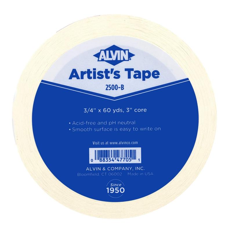 ALVIN Double Sided Tape Display Pack of 24 1quot x25 Feet Model 2400CD Multipurpose Tape for Arts and Crafts Great for Woodworking and Home Improvement  25 Feet34 inch