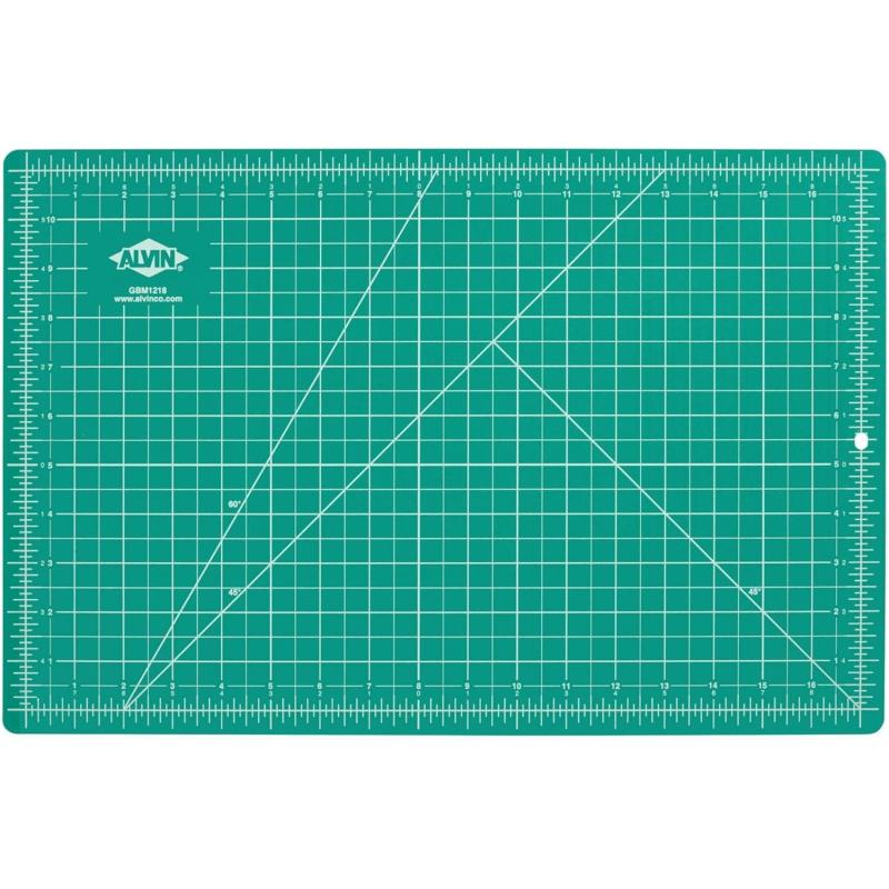ALVIN GBM SelfHealing Cutting Mat 30 x 42 inch  DoubleSided GreenBlack  5Layer Gridded Surface for Arts Crafts and Sewing  Model GBM304218L x 12W