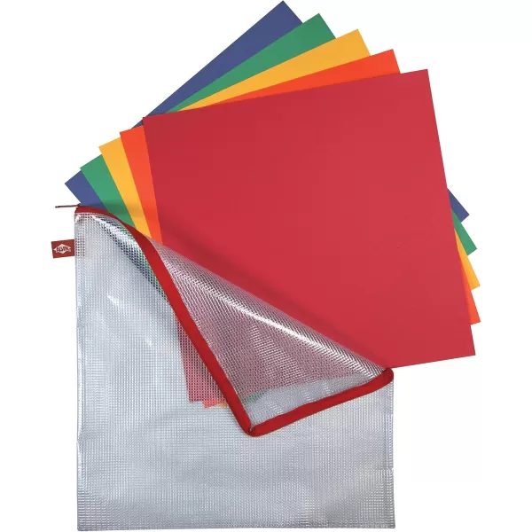 ALVIN  NB1824 Clear PVC Mesh Kit Zipper Bag MultiUse Organization Bag for Item Storage and Arranging Great for Needlework Projects Art Supplies and Travel  18 x 24 Inch Bag13 x 13