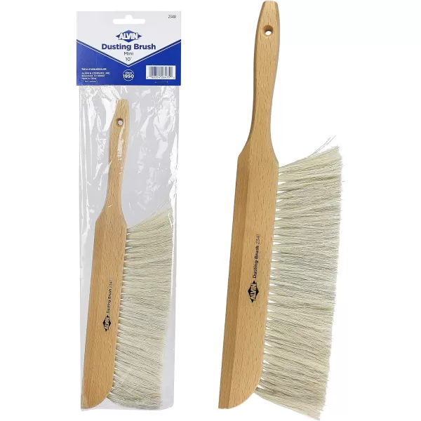ALVIN 2342 Comfort Curve Dusting Brush 100 Horsehair and Wood Handle Art Drafting and Architecture Cleaning Tool Great for Students Hobbyists and Professionals  15 Inch145