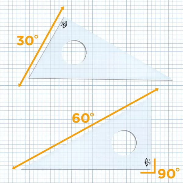 ALVIN Clear Professional Acrylic Drafting Triangle 3060 Degrees 14quot Model 130C14 Multipurpose Tool for Drafting Design and Architecture Great for Machining and Woodworking  14 inches4