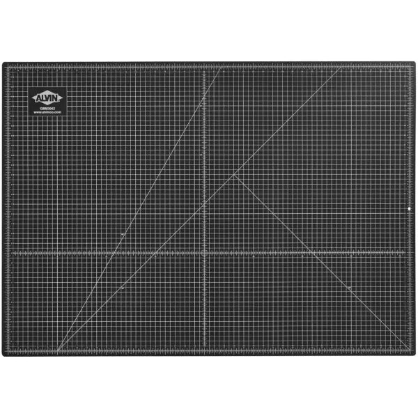 ALVIN GBM SelfHealing Cutting Mat 30 x 42 inch  DoubleSided GreenBlack  5Layer Gridded Surface for Arts Crafts and Sewing  Model GBM304242L x 30W