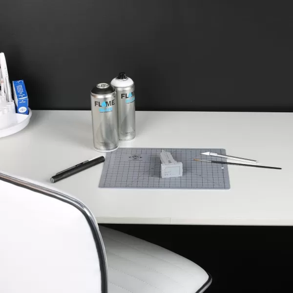 ALVIN HM SelfHealing Cutting Mat for Hobbies 12 x 18 inch  DoubleSided BlueGrey  3Layer Gridded Surface for Arts Crafts and Sewing  Model HM121812L x 85W