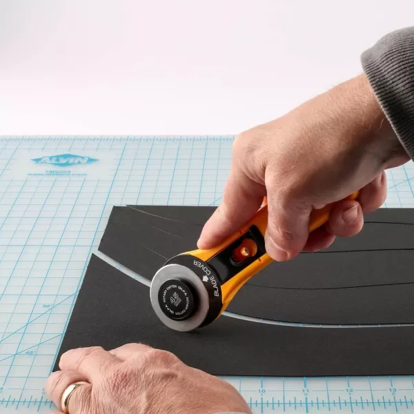 ALVIN TM Translucent Cutting Mat 18 x 24 inch  3mm Layer with Grid on 1 Side  Light Box Compatible  Model TM2224Translucent