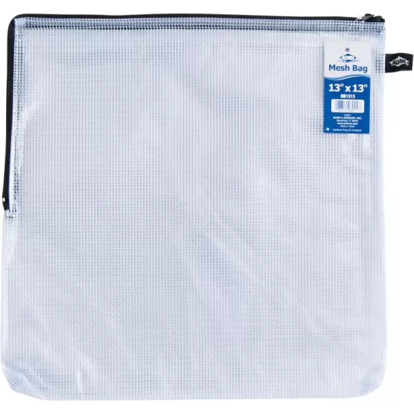 ALVIN  NB1824 Clear PVC Mesh Kit Zipper Bag MultiUse Organization Bag for Item Storage and Arranging Great for Needlework Projects Art Supplies and Travel  18 x 24 Inch Bag13 x 13