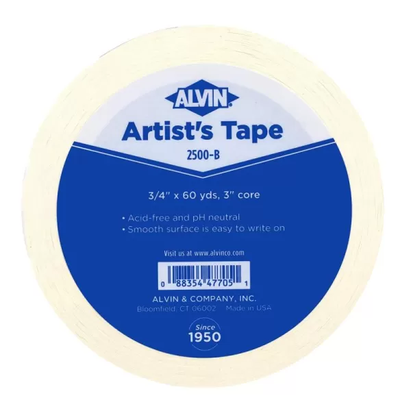ALVIN Double Sided Tape Display Pack of 24 1quot x25 Feet Model 2400CD Multipurpose Tape for Arts and Crafts Great for Woodworking and Home Improvement  25 Feet34 inch
