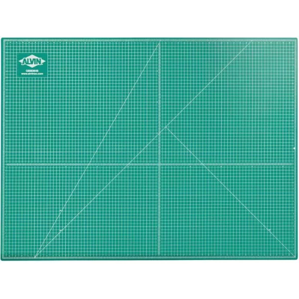 ALVIN GBM SelfHealing Cutting Mat 30 x 42 inch  DoubleSided GreenBlack  5Layer Gridded Surface for Arts Crafts and Sewing  Model GBM304248L x 36W