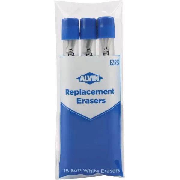 ALVIN Mechanical Pencil Eraser Replacement Pack  Premium Quality Erasers for Precision Erasing