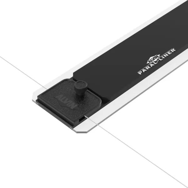 ALVIN ParalLiner Mobile Parallel Straight Edge 36quot Model 110136 Drafting and Architecture Tool for Drawing Parallel Lines Great for Students and Professionals  36 Inches48