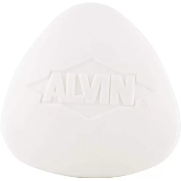 Alvin White Triangular Pencil Erasers Pack LatexFree Ideal for Geometry Drafting and Engineering Drawing Architecture and Art  Box of 15