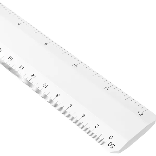 imageALVIN 261P Flat Engineer Scale Multipurpose Drafting Ruler for Drawing Planning and Design High Impact Plastic  12 Inches261P