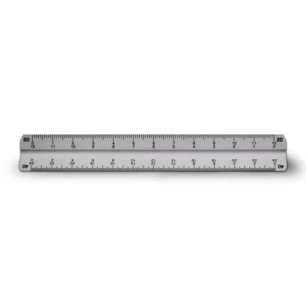 imageALVIN 610A Metric Engineer Triangle Scale Multipurpose Ruler for Drawing Planning and Design Drafting and Architecture Tool  6 InchesEngineer