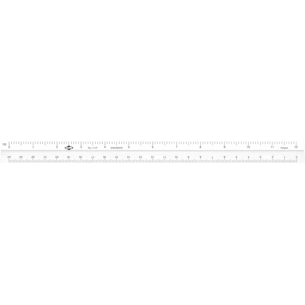 imageALVIN Metric Triangular Scale 12quot Model 117PM White Drafting and Architecture Ruler for Drawing Planning and Design Ideal for Professionals and Students  12 InchesEngineer