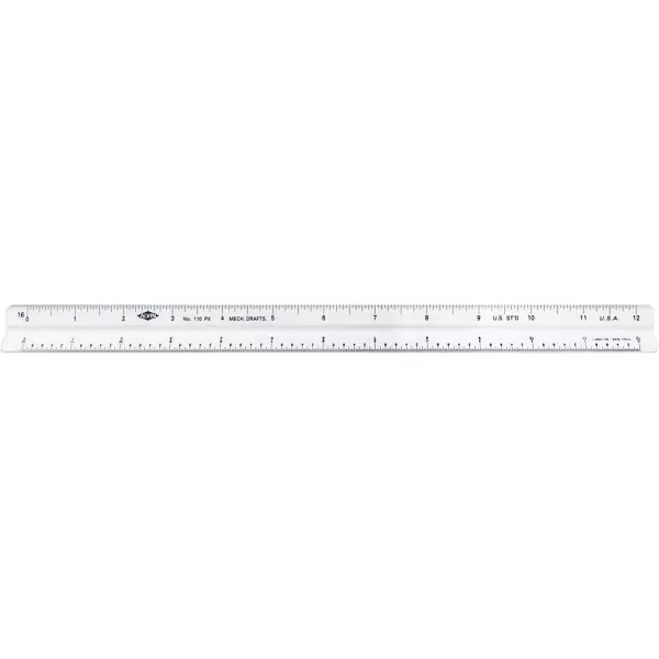 imageALVIN Metric Triangular Scale 12quot Model 117PM White Drafting and Architecture Ruler for Drawing Planning and Design Ideal for Professionals and Students  12 InchesMechanical