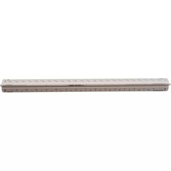 imageALVIN Metric Triangular Scale 12quot Model 117PM White Drafting and Architecture Ruler for Drawing Planning and Design Ideal for Professionals and Students  12 InchesArchitect