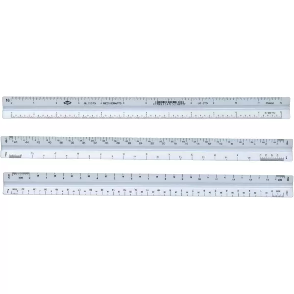 imageALVIN Metric Triangular Scale 12quot Model 117PM White Drafting and Architecture Ruler for Drawing Planning and Design Ideal for Professionals and Students  12 InchesMechanical