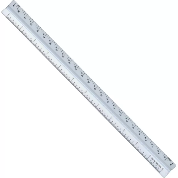 imageALVIN Metric Triangular Scale 12quot Model 117PM White Drafting and Architecture Ruler for Drawing Planning and Design Ideal for Professionals and Students  12 InchesCombo EnglishMetric 150  1100