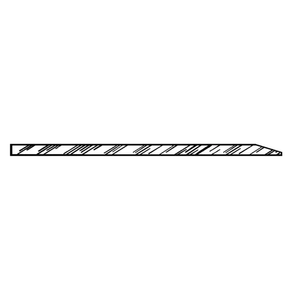 imageALVIN Straight Edge 24quot Tempered Stainless Steel Model 110924 Straightedge for Cutting Mats Paper Leather and Glass 2 Inches Wide x 093 Thick x 24 inches Long24 Inches