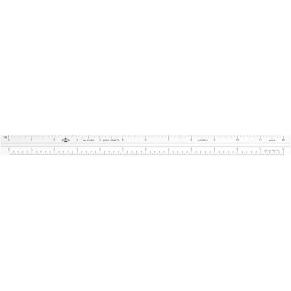 imageALVIN Metric Triangular Scale 12quot Model 117PM White Drafting and Architecture Ruler for Drawing Planning and Design Ideal for Professionals and Students  12 InchesMechanical