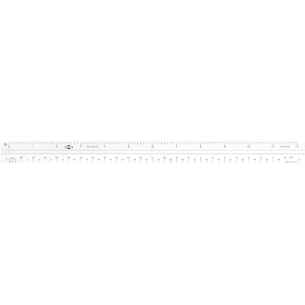 imageALVIN Metric Triangular Scale 12quot Model 117PM White Drafting and Architecture Ruler for Drawing Planning and Design Ideal for Professionals and Students  12 InchesCombo EnglishMetric 150  1100