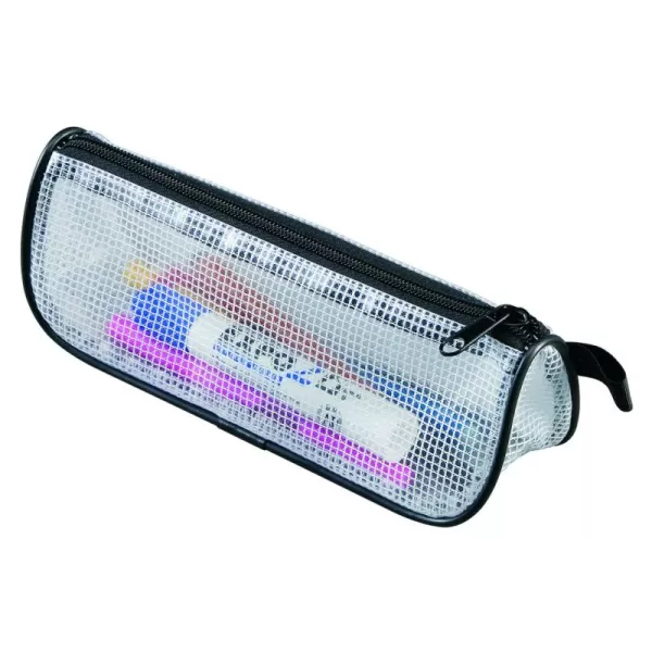 imageALVIN NBC8 Mesh Tool Pencil and Ruler Case MultiUse Organization Bag for Item Storage and Arranging Great for Needlework Projects Art Supplies and Travel  3 x 8 Inch