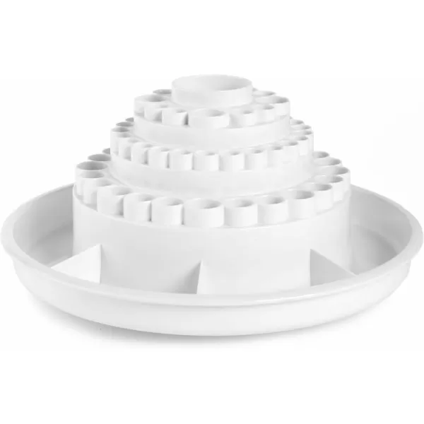 imageALVIN SpinOTray 98932 Rotating Desktop Receptacle Art Drafting and Design Storage Tool Great for Students Hobbyists and Professionals Alike  BlackWhite