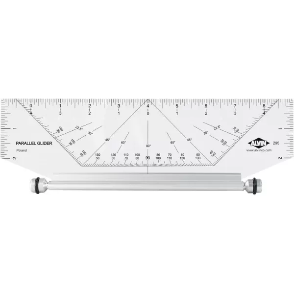 imageAlvin Professional Parallel Gilders Premium Rolling Ruler Drafting and Architecture Tool for Students Hobbyists and Professionals  10 Inches