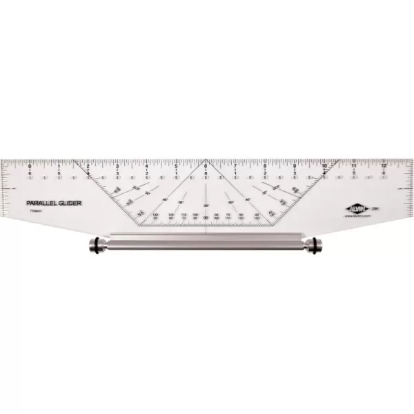 imageAlvin Professional Parallel Gilders Premium Rolling Ruler Drafting and Architecture Tool for Students Hobbyists and Professionals  14 Inches