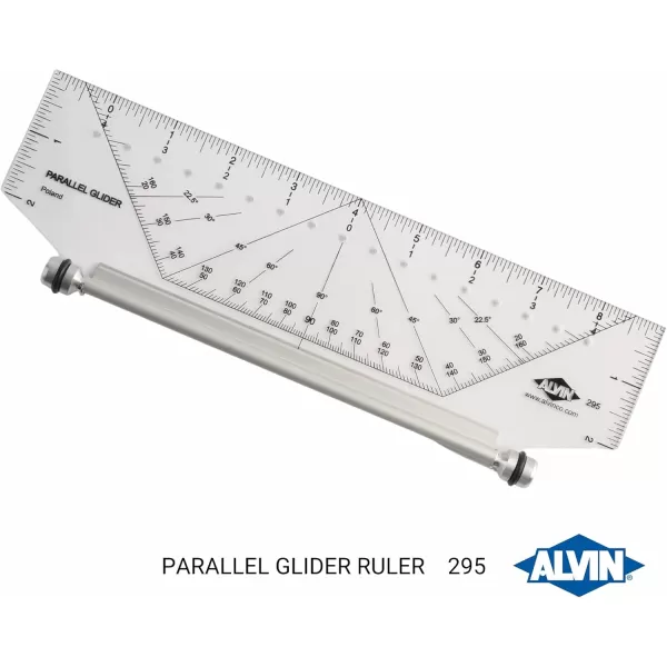 imageAlvin 295M EasytoUse Professional Parallel Glider Metric  10 Inches