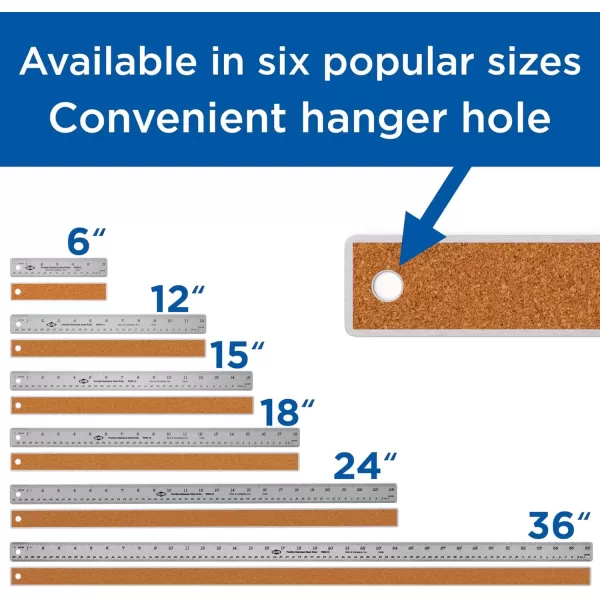 imageAlvin Stainless Steel Ruler Metal 15 Inches24