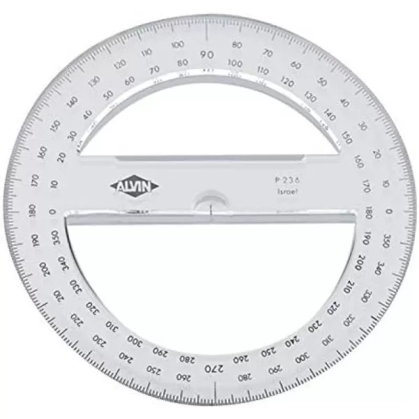 imageAlvin P236 Circular Protractor 360 Degrees  6quot8