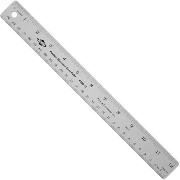 imageAlvin Stainless Steel Ruler Metal 15 Inches12