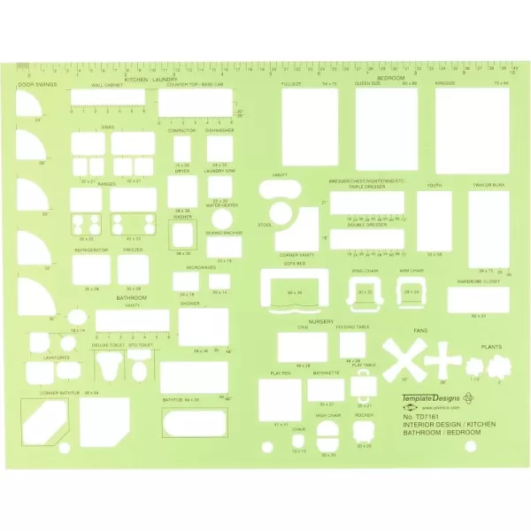 imageAlvin TD7161 Kitchen Bed and Bath Template Interior Design 85quot x 11quot x 030quot