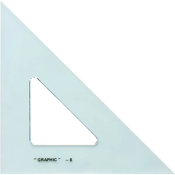 imageALVIN  6 inches Transparent Academic Acrylic Triangle Ruler 3060 Degrees Multipurpose Tool for Drafting Design and Architecture Great for Machining and Woodworking8
