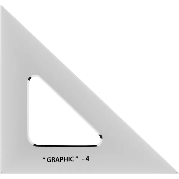 imageALVIN  6 inches Transparent Academic Acrylic Triangle Ruler 3060 Degrees Multipurpose Tool for Drafting Design and Architecture Great for Machining and Woodworking4