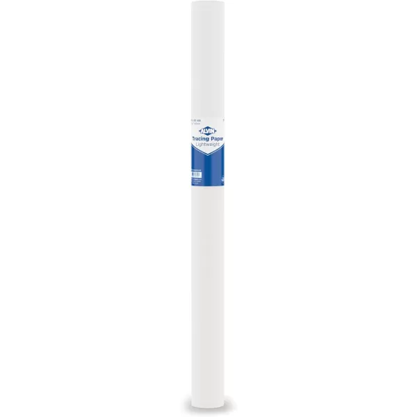 imageALVIN 55WB Lightweight Tracing Paper Roll White Suitable with Ink Charcoal Felt Tip Pen for Sketching or Detailing  14 Inches 20 Yards 1inch CoreWhite  50 Yards