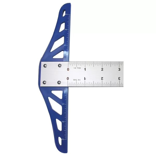 imageALVIN ALT18 Aluminum Graduated TSquare Drawing and Design Tool for Students and Professionals Great for Carpentry Drafting Architecture Engineering and Art  18 Inches