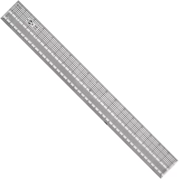 imageALVIN Clear Grid Scale G45 Measuring Tool and Pattern Making Scale Multipurpose for Design Drafting Art and More Great for Students and Professionals  18 InchesGrid Scale Ruler