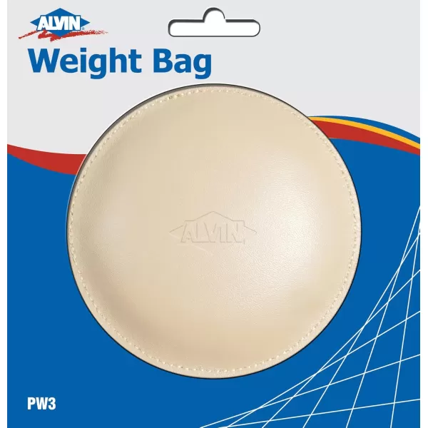 imageALVIN Paper Weight Bag Ideal for Holding Down Papers Drawings Maps Patterns Synthetic Leather with Stitched Seams 1 14 Pound Bag Filled with Ultra Fine Sand Model PW3 125 lb