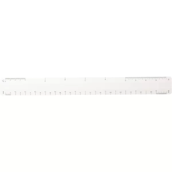 imageAlvin 260P 12quot White Plastic Flat Architect Scale