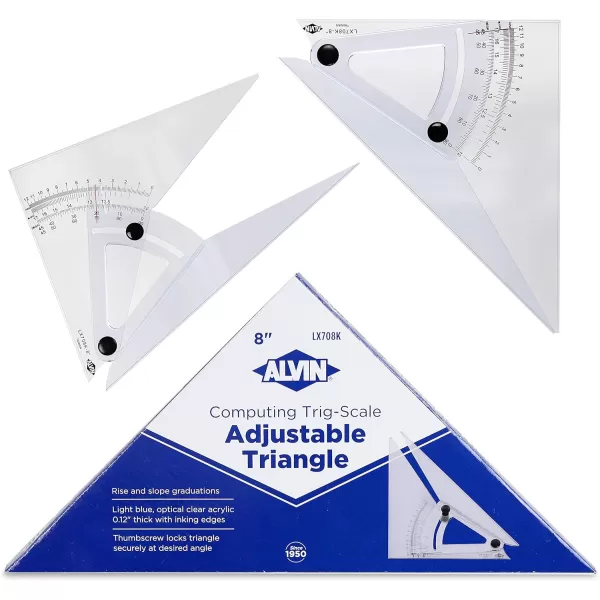 imageAlvin LX710K 10quot Computing TrigScale Adjustable Triangle8