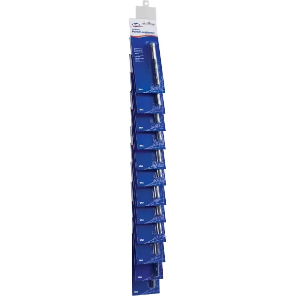 imageAlvin UPL4 Universal Pencil Lengthener in Blue Enamel Barrel Fits Most Standard Wood Pencils Simply Insert the Pen and Extend its Life with This Musthave Tool Blistercarded