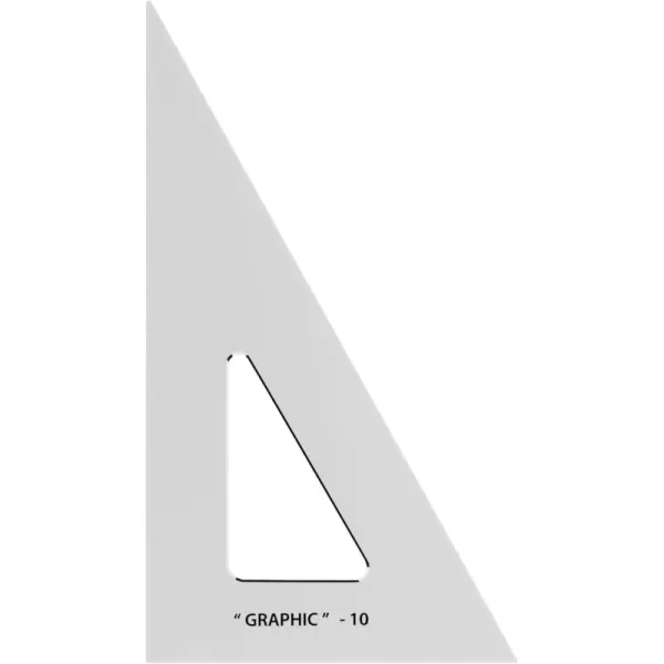 imageALVIN  6 inches Transparent Academic Acrylic Triangle Ruler 3060 Degrees Multipurpose Tool for Drafting Design and Architecture Great for Machining and Woodworking10