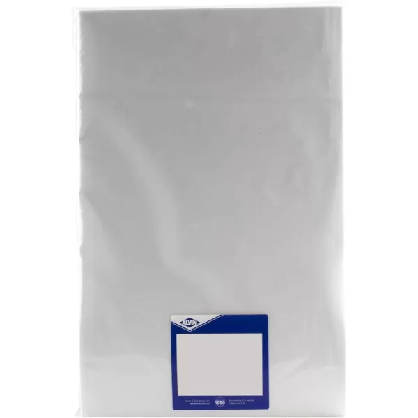 imageALVIN 6855B3 AlvaLine Tracing Paper Pack with Title Block and Border Vellum Paper Suitable with Pencil and Pen No Smudge  100 Sheet Pack 11quot x 17quot18 x 24