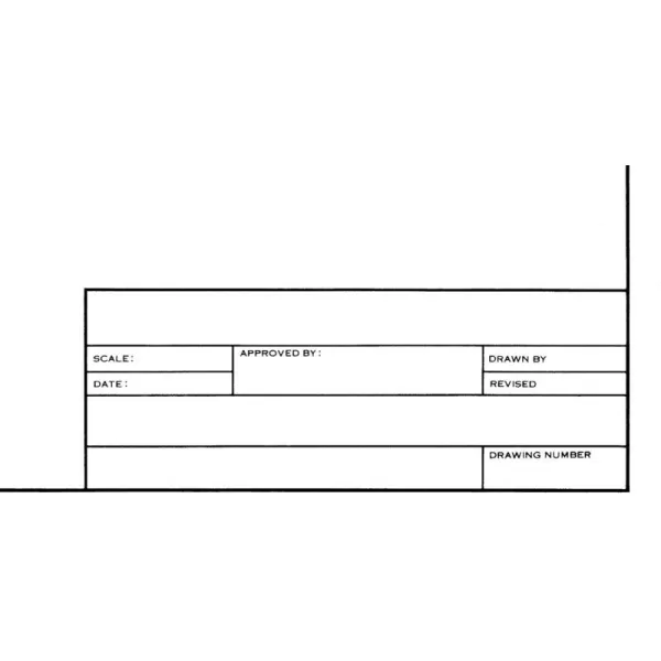 imageALVIN 6855B3 AlvaLine Tracing Paper Pack with Title Block and Border Vellum Paper Suitable with Pencil and Pen No Smudge  100 Sheet Pack 11quot x 17quot11 x 17