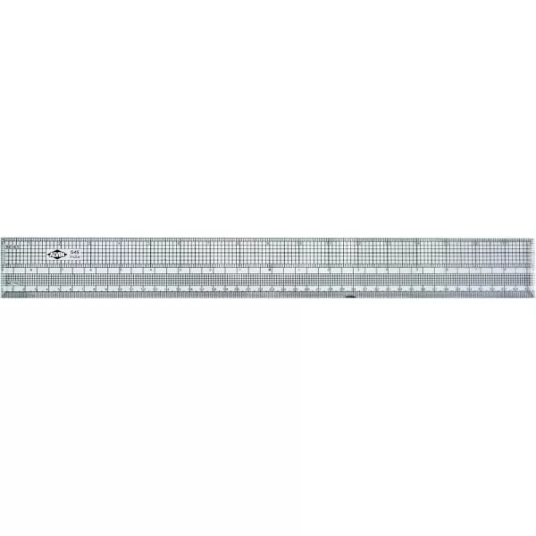 imageALVIN Clear Grid Scale G45 Measuring Tool and Pattern Making Scale Multipurpose for Design Drafting Art and More Great for Students and Professionals  18 InchesGrid Scale Ruler