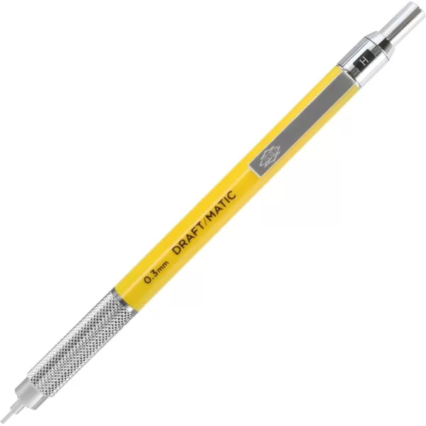 imageALVIN DM03 DraftMatic Mechanical Pencil 03mm Stainless Steel Drawing and Design Tool for Students and Professionals Great for Drafting Architecture Engineering and Art03 mm