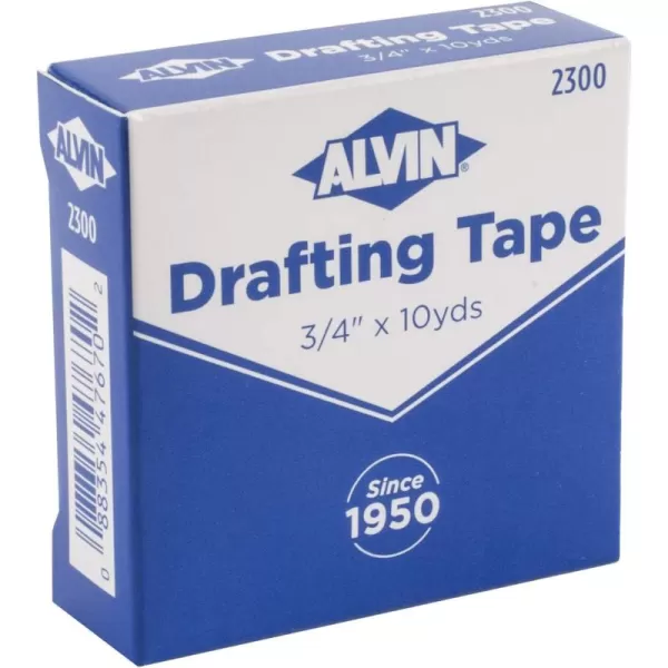 imageALVIN Drafting Tape 12quot x60 Yards Drafting Tape Model 2300A Gentle Masking Tape for Painting Drafting Architecture Watercolors and Home Projects  60 Yards10 Yards