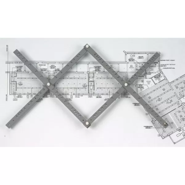 imageALVIN PA306 Wood Pantograph Drawing Tool with Table Clamp and Four Spare Leads  21 Inches 25 Ratios1 Count Pack of 1